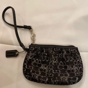 Coach Monogram Wristlet